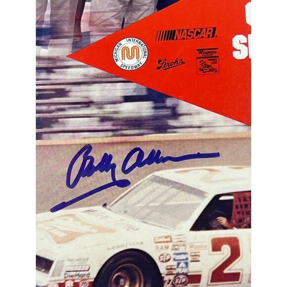 Bobby Allison Signed Vintage Program 1983 Champion Spark Plug 400 JSA COA - Picture 3 of 6